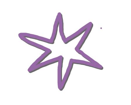 Star on White